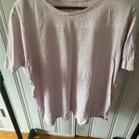 2/&12 Lands' End Purple Relaxed Short Sleeve Tee - Picture 1 of 5